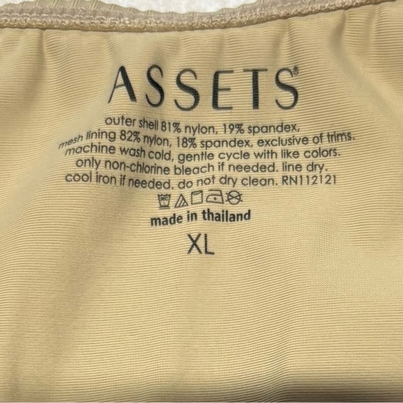 Assets XL Women's Tan Top - Picture 2 of 3